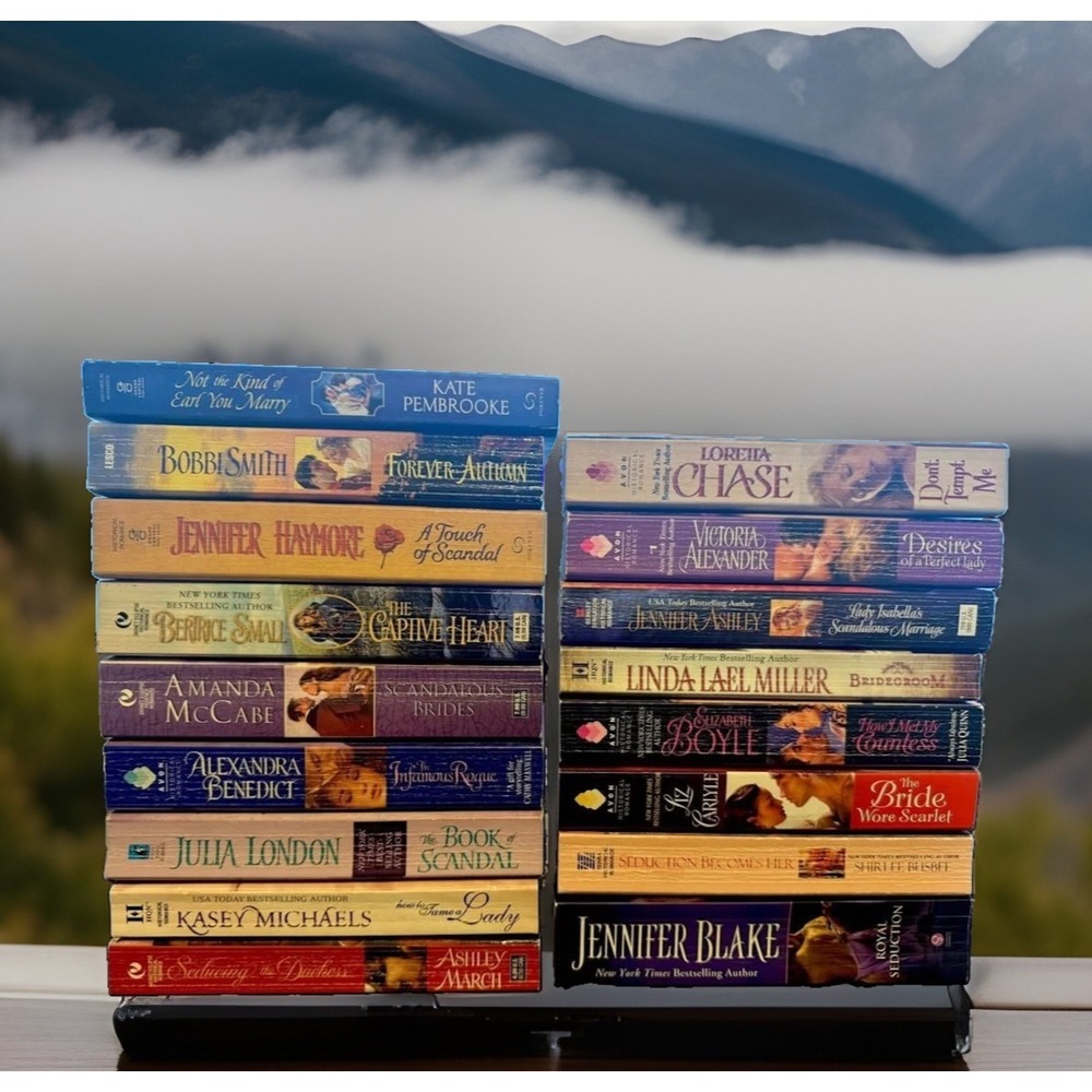 Lot of 18 Historical Romance Paperback Books Mixed Titles Authors Novels (7)